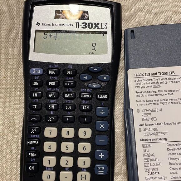BOGO TEXAS INSTRUMENTS calculator TI-30XIIS - Picture 2 of 4